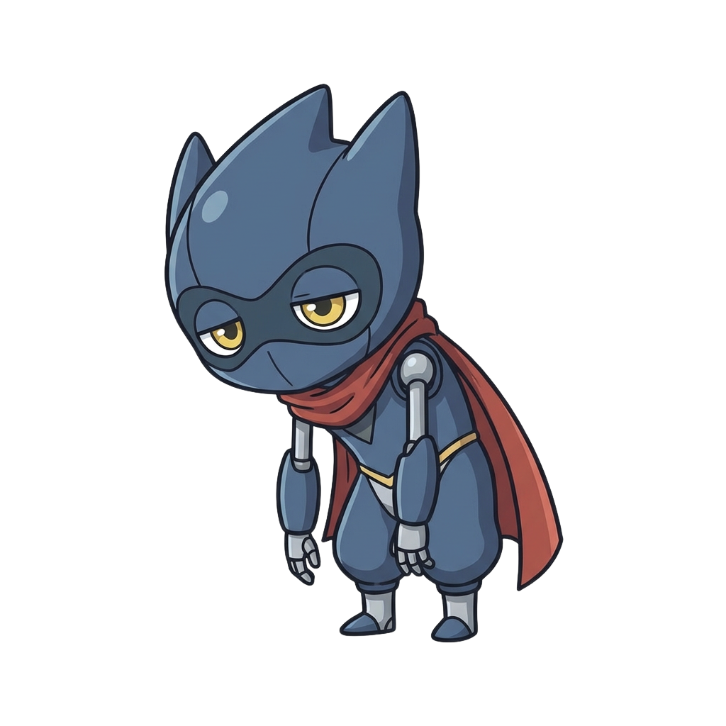 困っているキャラクター